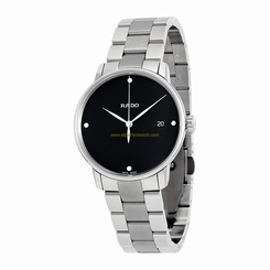 Rado Watches : R22864702 Black Dial Fixed Band Men Watch