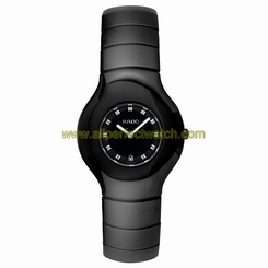 Rado Watches : R24468182 Black Dial Ceramic Band Women Watch