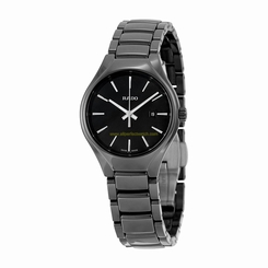 Rado Watches : R27059152 Black Dial Fixed Black Ceramic Band Men Watch