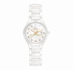 Rado Watches : R27061902 Mother Of Pearl Dial Fixed White Ceramic Band Women Watch