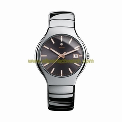 Rado Watches : R27351102 Automatic Platinum Tone Ceramic Date Men Watch