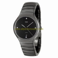 Rado Watches : R27351702 Automatic Black Dial Date Ceramic Men Watch