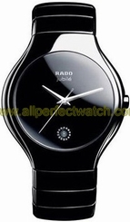 Rado Watches : R27653722 Quartz Black Ceramic Black Dial Black Ceramic Band Men Watch