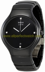 Rado Watches : R27653742 Quartz Diamonds Date Black Ceramic Men Watch