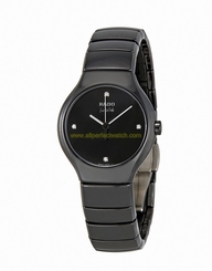 Rado Watches : R27655742 Quartz Diamonds Dial Black Ceramic Women Watch