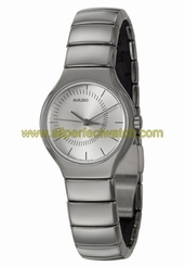 Rado Watches : R27656402 Quartz Silver Dial Ceramic Women Watch