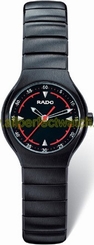 Rado Watches : R27678152 Quartz Platinum Black Tone Ceramic Black Dial Platinum Black Tone Ceramic Band Women Watch