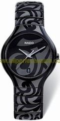 Rado Watches : R27684152 Quartz Black Ceramic Black Dial Black Ceramic Band Men Watch
