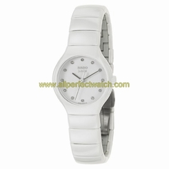 Rado Watches : R27696762 Quartz Diamond Dial White Ceramic Women Watch