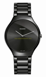 Rado Watches : R27741182 Quartz Analog Black Ceramic Bracelet Men Watch
