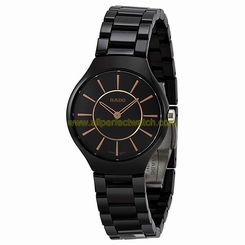 Rado Watches : R27742152 Quartz Analog Black Ceramic Women Watch
