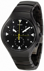 Rado Watches : R27815162 Quartz Chronograph Black Ceramic Men Watch