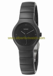 Rado Watches : R27817152 Quartz Black Dial Black Ceramic Women Watch