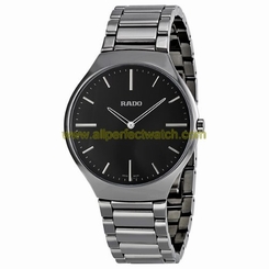 Rado Watches : R27955152 Quartz Platinum Tone Ceramic Men Watch