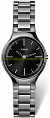 Rado Watches : R27956152 Quartz Platinum Tone Ceramic Women Watch