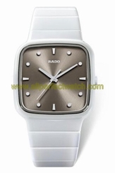 Rado Watches : R28382312 Quartz Gray Dial White Ceramic Women Watch