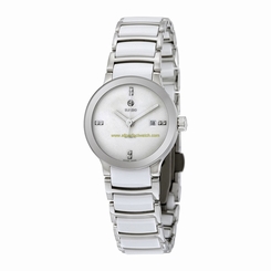 Rado Watches : R30027712 White Dial Fixed Stainless Steel Band Women Watch