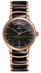 Rado Watches : R30158172 Automatic Day Date Rose Gold PVD Stainless Steel and Ceramic Men Watch