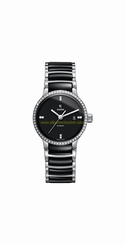 Rado Watches : R30160712 Automatic Diamond Hour Markers Diamond Bezel Stainless Steel and Ceramic Bracelet Women Watch