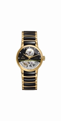 Rado Watches : R30246712 Black Skeleton Dial Fixed Band Men Watch