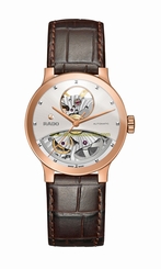 Rado Watches : R30248015 Automatic Open Heart Dial Brown Leather Women Watch