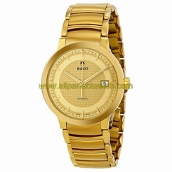 Rado Watches : R30279253 Automatic Analog Date Yellow Gold Plated Stainless Steel Men Watch