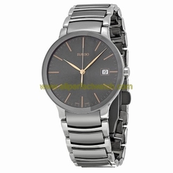 Rado Watches : R30927132 Quartz Analog Date Stainless Steel and Ceramic Men Watch