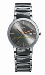 Rado Watches : R30928132 Quartz Analog Date Stainless Steel and Ceramic Women Watch