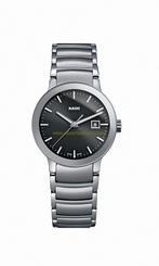 Rado Watches : R30928153 Quartz Analog Date Black Dial Stainless Steel Women Watch