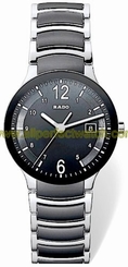 Rado Watches : R30934152 Black Dial Stainless Steel And High Tech Ceramics Band Women Watch