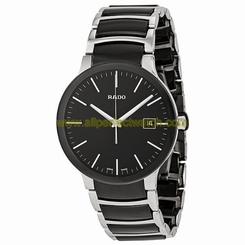 Rado Watches : R30934162 Quartz Analog Date Stainless Steel and Ceramic Men Watch