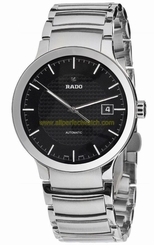 Rado Watches : R30939163 Automatic Black Dial Stainless Steel Men Watch