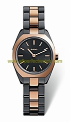 Rado Watches : R31988152 Quartz Black Dial Ceramic Women Watch