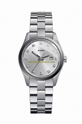Rado Watches : R32110713 Quartz Diamond Hour Markers Dial Date Stainless Steel Women Watch