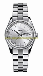 Rado Watches : R32112103 Quartz Silver Dial Diamonds Bezel Women Watch