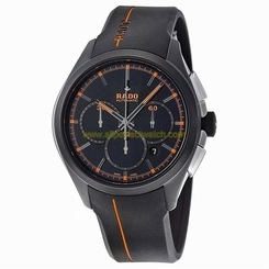 Rado Watches : R32525169 Automatic Chronograph Date Black Rubber Men Watch
