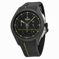 Rado Watches : R32525179 Automatic Chronograph Date Black Rubber Men Watch
