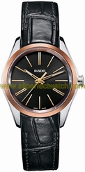 Rado Watches : R32976155 Quartz Analog Black Leather Women Watch