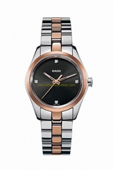 Rado Watches : R32976722 Quartz Diamond Dial Stainless Steel and Ceramos Women Watch