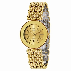 Rado Watches : R48743273 Quartz Analog Date Gold Tone Stainless Steel Men Watch