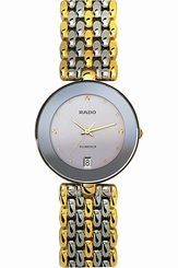 Rado Watches : R48793103 Quartz Analog Date Two Tone Stainless Steel Men Watch