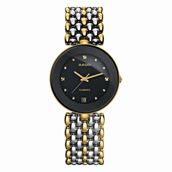 Rado Watches : R48793153 Black Dial Stainless Steel Band Men Watch