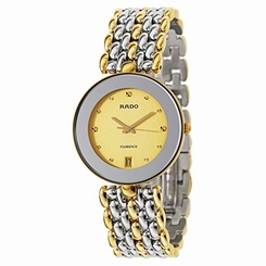 Rado Watches : R48793253 Quartz Analog Date Two Tone Stainless Steel Men Watch