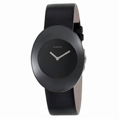 Rado Watches : R53739155 Quartz Analog Black Leather Men Watch