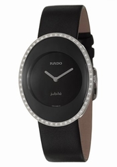 Rado Watches : R53761155 Quartz Diamonds Bezel Black 33mm Women Watch