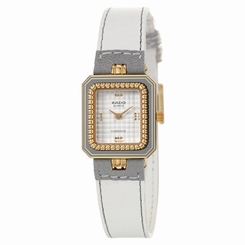Rado Watches : R84459015 Quartz White Dial White Leather Women Watch