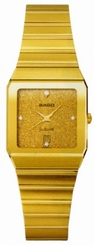 Rado Watches : R90158738 Quartz Gold Gold Dial Gold Band Men Watch
