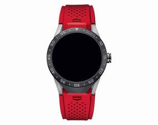TAG Heuer Watches : SAR8A80.FT6057 Titanium Case Red Rubber Men Watch
