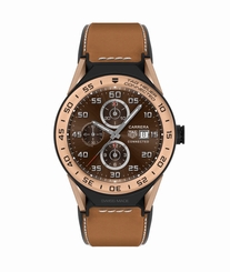 TAG Heuer Watches : SBF8A5000.32FT6110 Connected Modular 45 Smartwatch Brown Leather Men Watch