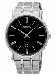 Seiko Watches : SKP393P1 Quartz Analog Date Stainless Steel Men Watch